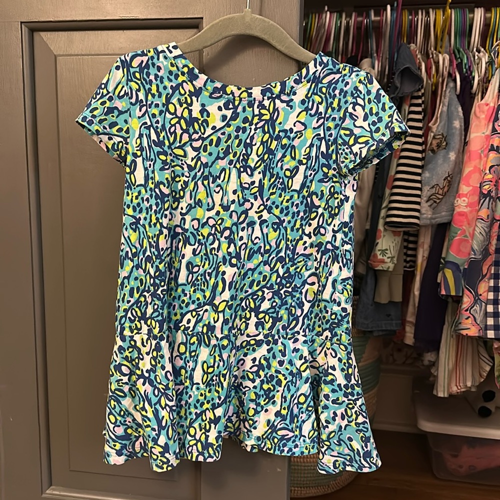 Colorful Patterned Short Sleeve Dress